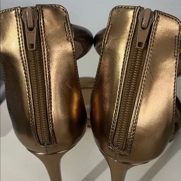 Steve Madden Women's Partay Heeled Stiletto Bronze Color Size 8.5 - Picture 4 of 11